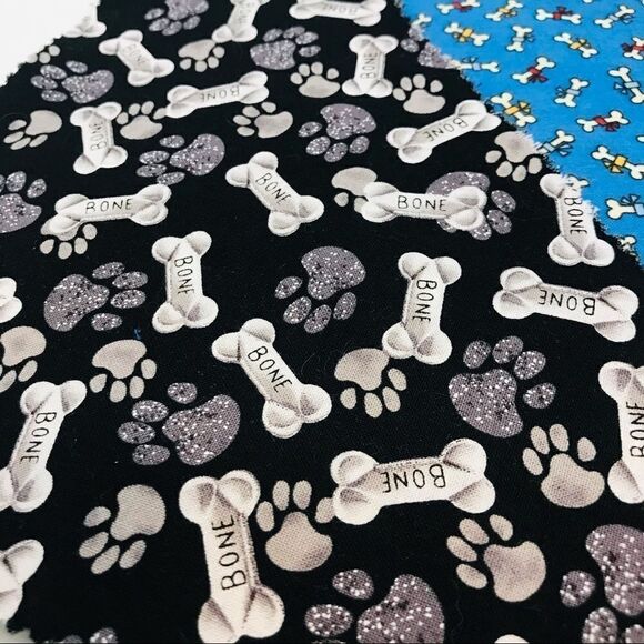 Dog Scarf Dog Bone Set of 2 for Small Dogs Bandanna Set - Picture 6 of 11